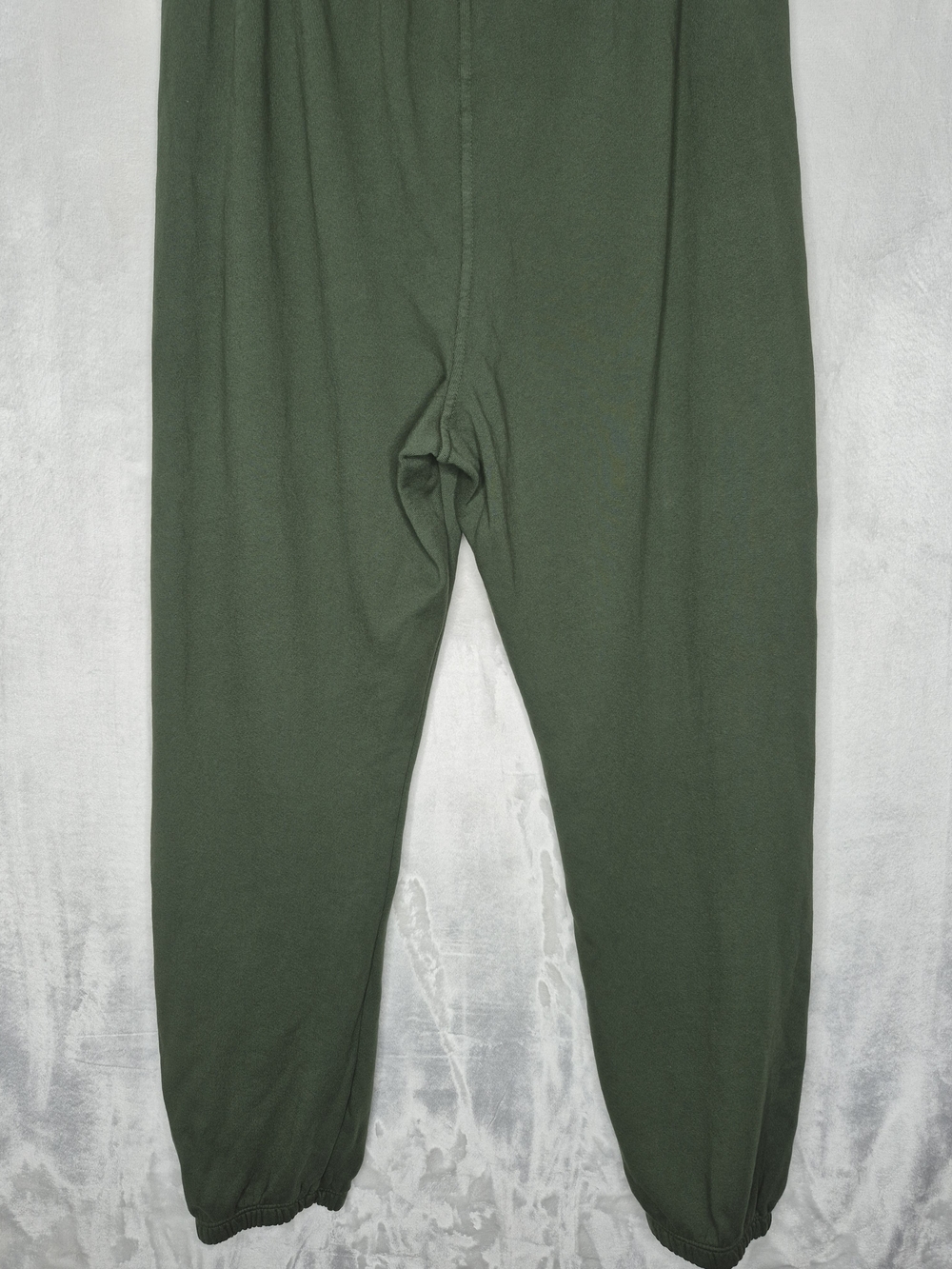 perfectwhitetee Olive Green Fleece Joggers Sweatpants Drawstring Medium - Picture 6 of 7